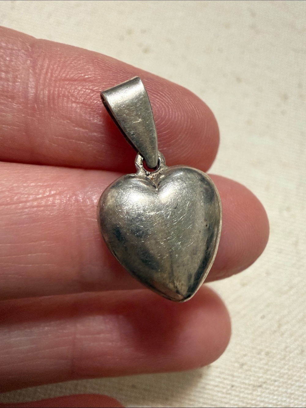 Classic Small Sterling Silver 925 Heart Pendant